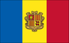 Andorra w/ Seal Flag for Indoor Use