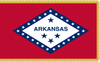 Arkansas Indoor Presentation Flagpole Set