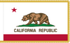 California Indoor Presentation Flagpole Set