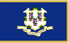 Connecticut Flag for Indoor Use