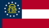 Georgia Flag for Indoor Use