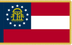 Georgia Flag for Indoor Use