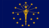 Indiana Flag for Indoor Use