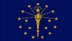 Indiana Flag for Indoor Use