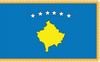 Kosovo Flag for Indoor Use