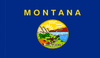 Montana Flag for Indoor Use