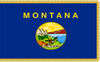 Montana Indoor Presentation Flagpole Set