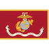 Marine Corps Flag for Indoor Use