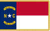 North Carolina Indoor Presentation Flagpole Set