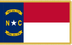 North Carolina Indoor Presentation Flagpole Set