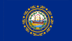 New Hampshire Flag for Indoor Use