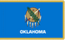 Oklahoma Flag for Indoor Use