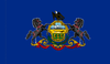 Pennsylvania Flag for Indoor Use