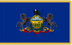 Pennsylvania Flag for Indoor Use