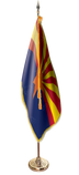 Arizona Indoor Presentation Flagpole Set