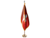 Switzerland Indoor Presentation Flagpole Set - Oak Pole