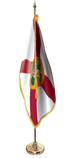 Florida Indoor Presentation Flagpole Set