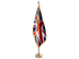 United Kingdom Indoor Presentation Flagpole Set - Oak Pole