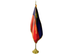 Liechtenstein Indoor Presentation Flagpole Set - 11' Gold Pole