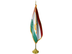 Tajikistan Indoor Presentation Flagpole Set - 11' Gold Pole