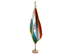 India Indoor Presentation Flagpole Set - Oak Pole