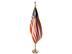 Liberia Indoor Presentation Flagpole Set - Oak Pole