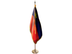 Liechtenstein Indoor Presentation Flagpole Set - Oak Pole