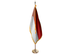 Monaco Indoor Presentation Flagpole Set - Oak Pole