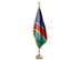 Namibia Indoor Presentation Flagpole Set - Oak Pole