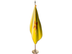 New Mexico Indoor Presentation Flagpole Set