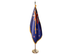 New Zealand Indoor Presentation Flagpole Set - Oak Pole