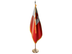 Tonga Indoor Presentation Flagpole Set - Oak Pole