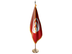 Tunisia Indoor Presentation Flagpole Set - Oak Pole