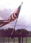 6' Rail Mount Flagpole