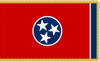 Tennessee Indoor Presentation Flagpole Set