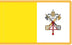 Vatican City (Papal) Flag for Indoor Use