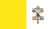 Vatican City (Papal) Flag for Indoor Use