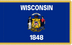 Wisconsin Flag for Indoor Use