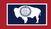 Wyoming Flag for Indoor Use