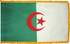 Algeria Indoor Presentation Flagpole Set - 11' Gold Pole