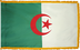 Algeria Indoor Presentation Flagpole Set - 11' Gold Pole