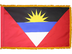 Antigua and Barbuda Indoor Presentation Flagpole Set - 11' Gold Pole