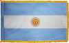 Argentina w/Seal Flag for Indoor Use