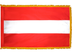 Austria Indoor Presentation Flagpole Set - 11' Gold Pole