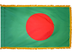 Bangladesh Indoor Presentation Flagpole Set - 11' Gold Pole