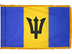 Barbados Indoor Presentation Flagpole Set - 11' Gold Pole