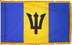 Barbados Flag Flag for Indoor Use