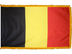 Belgium Indoor Presentation Flagpole Set - Oak Pole