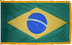 Brazil Flag for Indoor Use