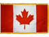 Canada Indoor Presentation Flagpole Set - 11' Gold Pole